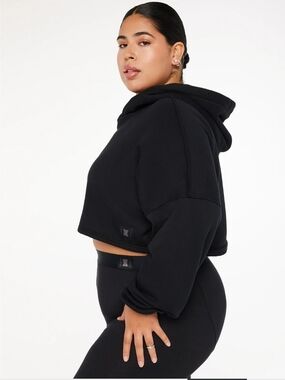 Cropped XS FENTY Black Women's Hoodie